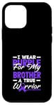 Coque pour iPhone 12 mini Purple For My Brother Warrior Lupus Awareness