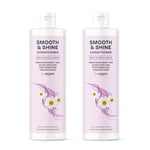 by Amazon Après-shampooing Smooth & Shine, 2 x 300 ml