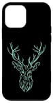 Coque pour iPhone 12 mini Bois de cerf, chasseur, chasse, bois de cerf, bois d'arbre