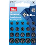 Prym tryckknappar 6-11 mm Svarta