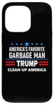 Coque pour iPhone 13 Pro Trump America's Favorite Garbage Man Here To Clean Up Trash