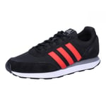 adidas Men's Run 60s 3.0 Leather Shoes, core Black/Better Scarlet/Grey Three, 12 UK