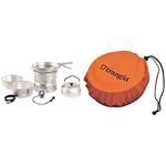 Trangia 25 Cookset With Gas Burner & Kettle & Series Stove Bags, Size 25 - Orange
