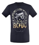 AC/DC Maillot pour Hommes M Noir