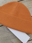 Genuine ARKET of Sweden Dull Orange Dockyard BEANIE Hat MENS SUPER COMFY Tag