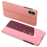 Samsung Galaxy A05 View Window Etui - Rosa