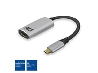 Act Usb-C To Hdmi Female Adapter, 4K @ 60Hz, Cable Length 0.15M, Aluminium Housing Adapter Usb-C-Hdmi 0.15M 4K (Ac7010)