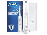 Oral-B Genius X 80324760, Voksen, Roterende vibrerende Tannbørste, Gum omsorg, Normal, Sensitiv / Myk, Whitening, Hvit, 2 min, Sulten