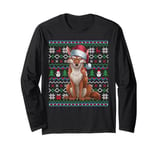 Ugly Coyote Lovers Xmas Sweater Santa Christmas Long Sleeve T-Shirt