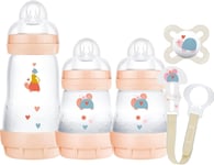 MAM Welcome To The World Set Newborn Bottle Set with 0-2 Months Designs May Vary