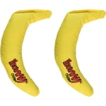 Gul banan kattmynta leksak (2-pack)