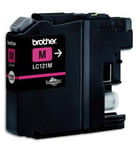 BROTHER Cartouche jet d'encre magenta LC121M