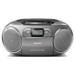 PHILIPS AZB600/12 Lecteur CD avec amplification dynamique des basses - Gris - Neuf