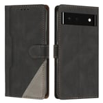 Google Pixel 6a Wallet Case Pu -nahkainen korttisuojus, jossa kätevä jalustaominaisuus