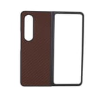 &eacute;Tuis De T&eacute;L&eacute;Phone Portable, Coque De Protection Professionnelle Antichoc Pour &eacute;Cran Pliable, Pour Samsung Galaxy Z Flod 4 Marron