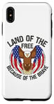 Coque pour iPhone XS Max USA Eagle Land of the Free à cause du Brave Memorial