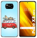Coque Gel TPU pour Xiaomi Poco X3 NFC / X3 Pro Design Van Dessins