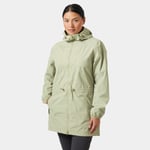 Helly Hansen Essence Halvlang Regnkåpe Dame Grønn Xs