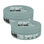 2-pack E+46 Matte Clay 100ml Transparent