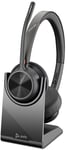 Poly Voyager 4320 UC USB-A headset inkl. laddningsstation