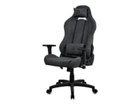 Torretta Soft Fabric Gaming Chair Dark Grey