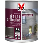 Lasure Bois V33 Haute Protection Couleur Gris Anthracite Mat 1L