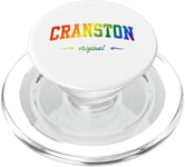 Cranston Design College Rhode Island LGBTQAI+ rainbow PopSockets PopGrip pour MagSafe