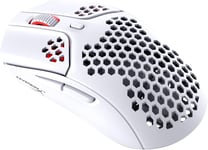 Pulsefire Haste - Souris de Jeu - Ultra-Légère, 62 g, 100 Heures d¿Autonomie, sans Fil 2.4 Ghz, Coque en Nid d¿Abeille, Design Hexagonal, Jusqu¿À 16 000 DPI, 6 Boutons - Blanche/Rose