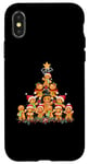 Coque pour iPhone X/XS Jolly Gingerbread Christmas Tree Tee Gingerbread T-shirt pour femme