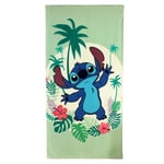 Serviette Coton Lilo et Stitch, Ultra-absorbante et Douce, Idéale pour la Plage ou la Piscine, Design Enfantin