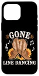 Coque pour iPhone 16 Pro Max Gone Line Dancing Musique country western Line Dancer