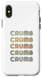 iPhone X/XS Love Heart Crumb Tee Grunge Vintage Style Black Crumb Case