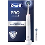 Oral-B Pro 3 Series 3 Eltandborste White + Extra Refill