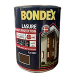 Lasure Bondex Très Haute Protection 8 ans Polyuréthane Chêne rustique - Incolore