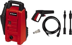 Einhell High-pressure cleaner TC-HP 90 (1200 W, max. 90 bar, output max. 372 l/h, carry-handle, water connection + integrated filter, complete with gun, hose, lance + nozzle)