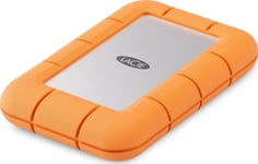 Lacie Rugged Mini 4Tb Ekstern Ssd Silver Orange (S55256308)