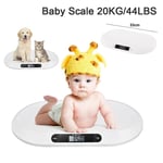 Electronic Baby Scale Baby Infant Weighing Scales 20KG Body Pet Puppies Kittens