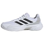adidas Homme Courtjam Control 3 Tennis Shoes Basket, Cloud White/Core Black/Grey Two, 40 EU