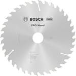 Bosch 1x Lame de scie circulaire PRO Wood pour scies circulaires portatives filaires (pour Bois résineux, Bois dur, Ø mm, Professional Accessoire Scie circulaire portative)