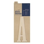 Papermania Bare Basics Lettre adhésive en Bois - A