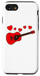 Coque pour iPhone SE (2020) / 7 / 8 Guitare Saint Valentin, Musicien Guitariste Acoustique