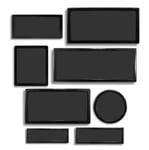 6009704603436 Demciflex Dust Filter Set for Corsair Air 540 - black/black No nam