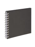 Hama "Fine Art" Spiral Album 18.5 x 15 cm 30 White Pages black