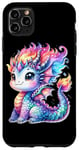 Coque pour iPhone 11 Pro Max Dragon x Dragon magique mignon x Bébé Dragon