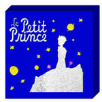 The Little Prince Lot of 4 Bright Frames Small Night Princess, 20 x 20 cm