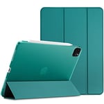 ProCase Smart Case for iPad Pro 11 Inch 2022/2021/2020/2018 (4th /3rd /2nd /1st Generation), Slim Stand Hard Back Shell Cover -Emerald