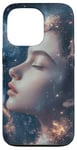 Coque pour iPhone 13 Pro Femmes Fantasy Art Déesse Cosmique Art Galaxie