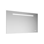 Miroir LED 120 cm BURGBAD Olena tactile et antibuée