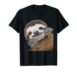 Sloth Red Wildlife Love Animal Nose Welfare Day Kids Adults T-Shirt