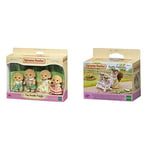 Sylvanian- Autre Families Mini Univers, 5259, Norme & 4533 - Poussette Double - Poupées et Accessoires - Sylvanian